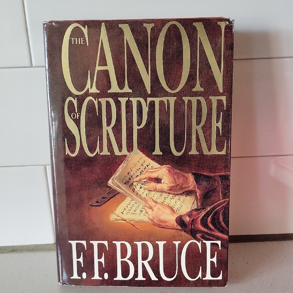 The Canon of Scripture by F.F. Bruce Hardcover Vintage 1988